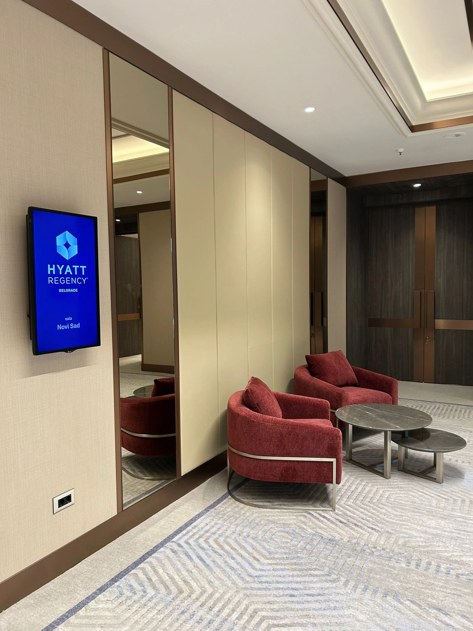 Nameštaj po meri – zidne obloge i pregradna vrata u Hyatt Regency Belgradeu, prikaz 15