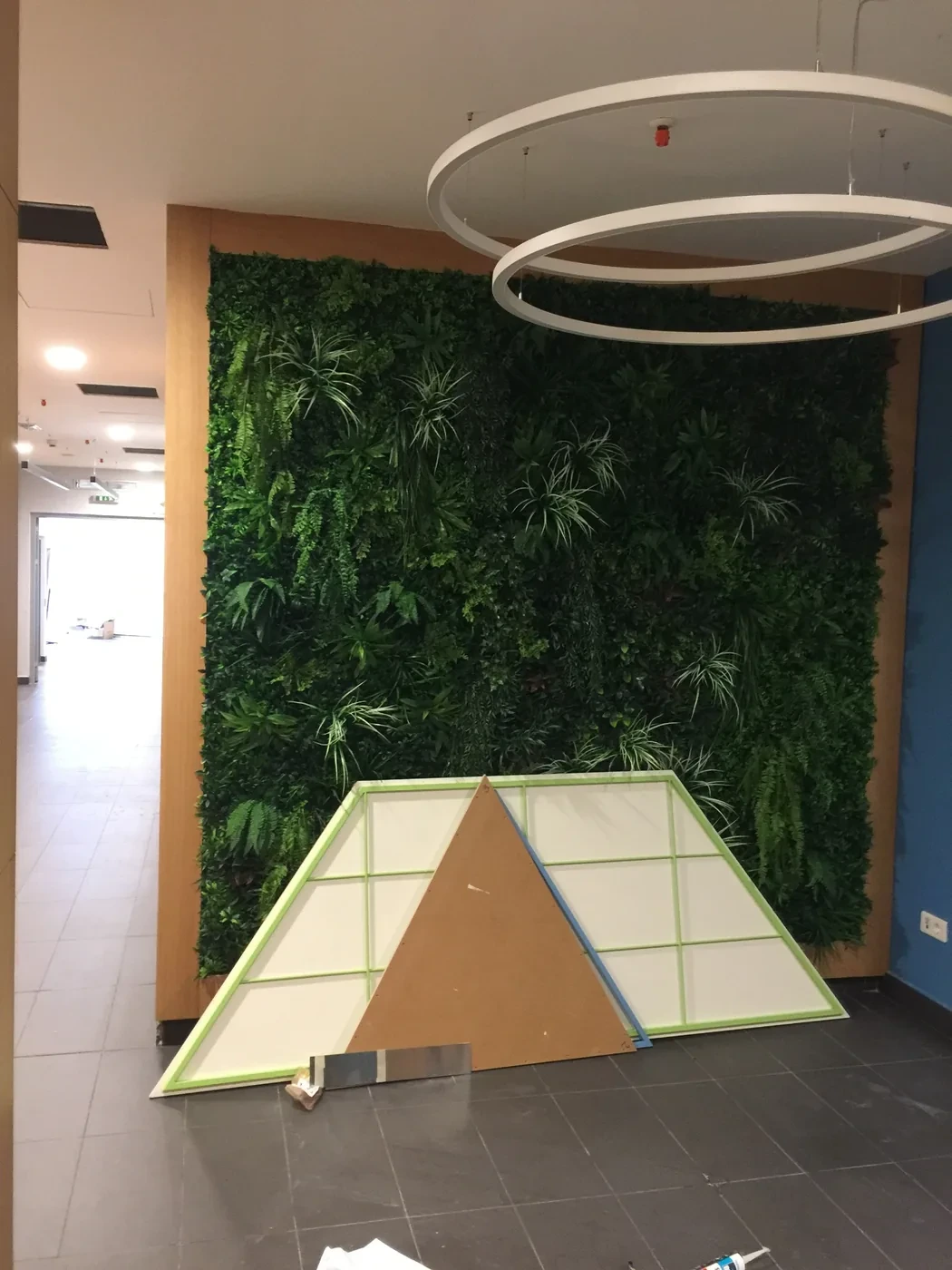 Konstrukcija i montaža zelenog zida u BIG Shopping Centru Novi Sad