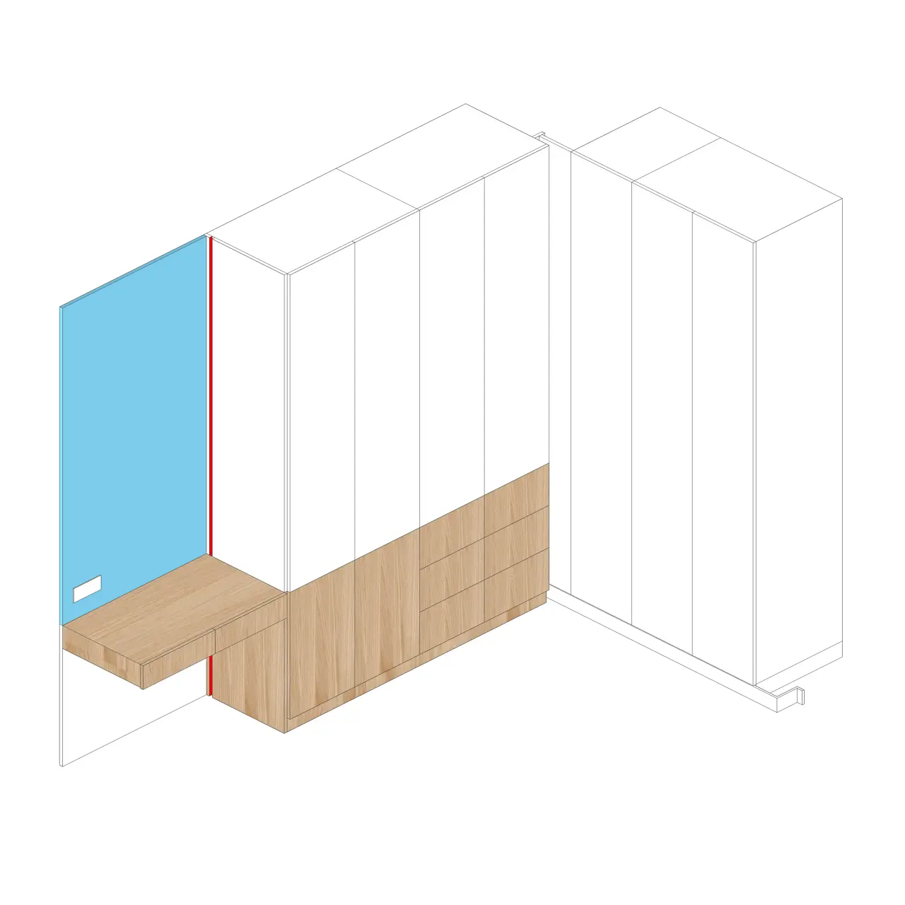 Plakari po meri 3d projektovanje 1 - Akcent Nameštaj